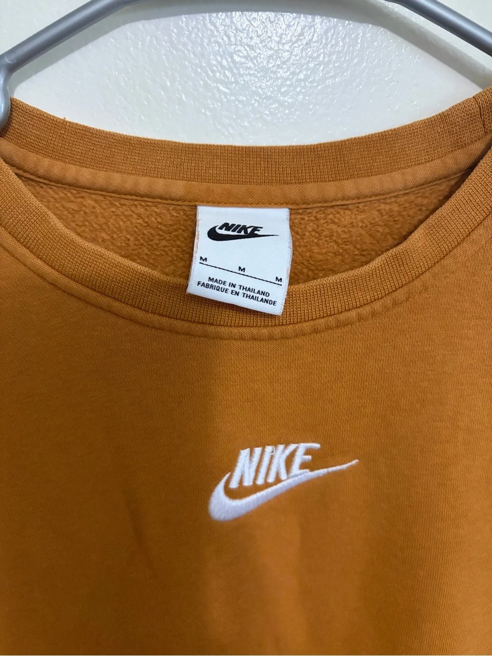 Nike Girls Crewneck Sweatshirt - Rust Brown